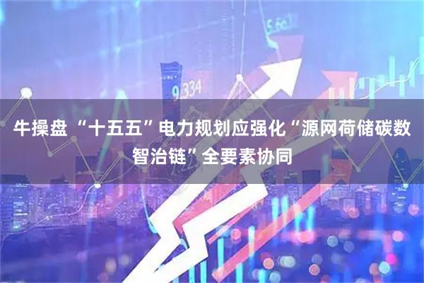 牛操盘 “十五五”电力规划应强化“源网荷储碳数智治链”全要素协同